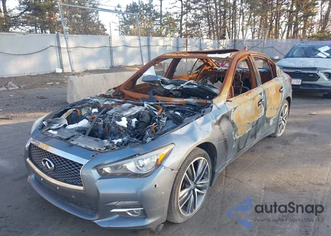 2015 Infiniti Q50 Premium из США, поврежденный, VIN JN1BV7AR5FM397628